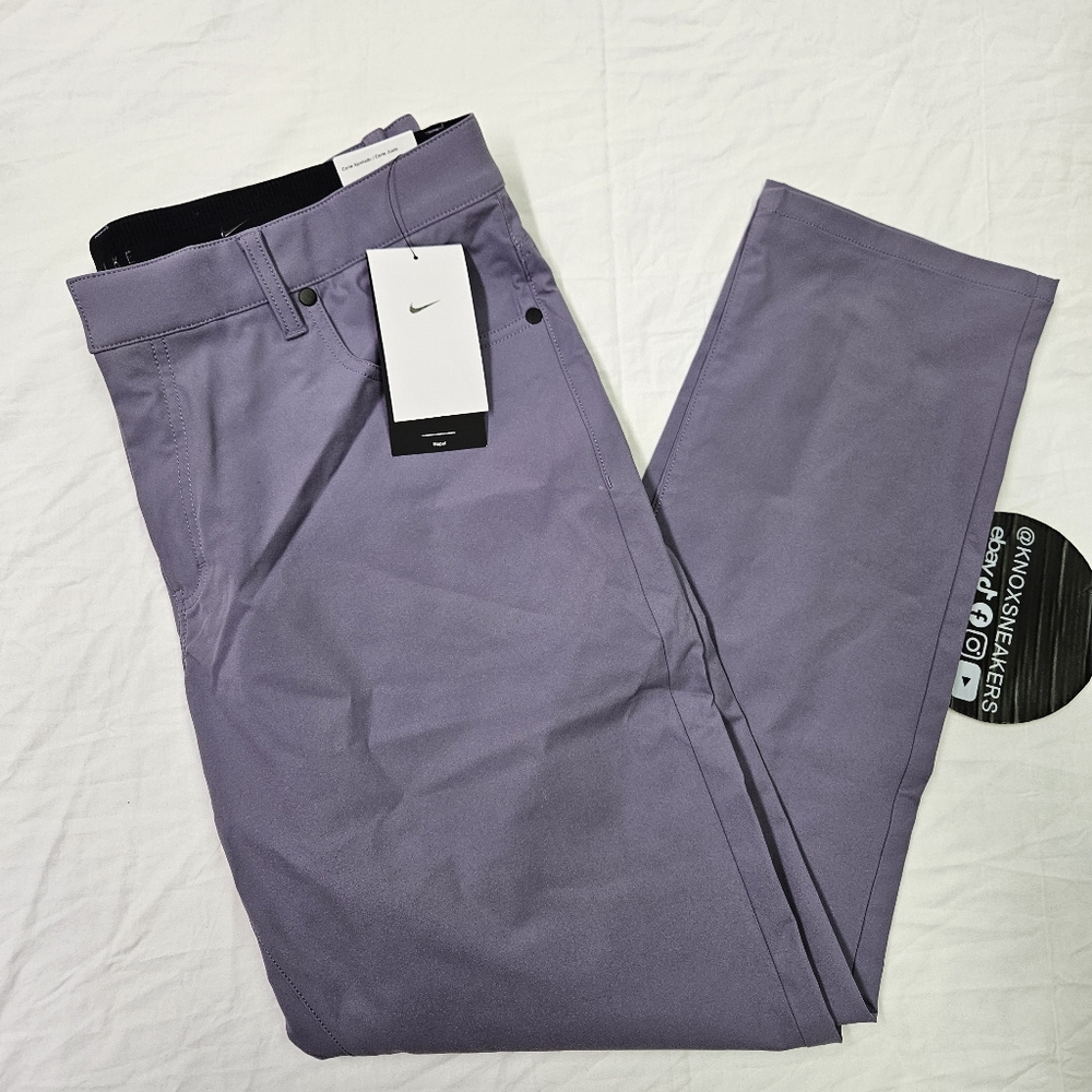 Nike Golf Pants Tour 5 Pocket Repel SlimFit Lavender FD5615-509 Men’s Size 35x32